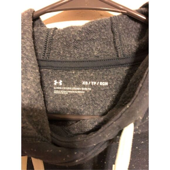 Women’s Speckled Blue Under Armour Hoodie Size Extra Small (XS) - Picture 3 of 3